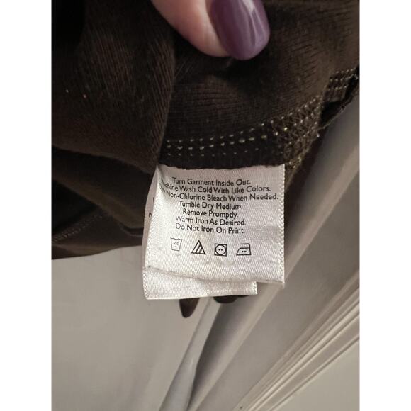Eddie Bauer Brown Long Sleeve Tee Sz L - Picture 3 of 5